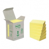 Haftnotiz Post-it 38x51mm gelb Recycling Notes