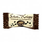 Schoko Krispy Reisknusperkern umhüllt mit