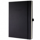 Notizbuch Conceptum A4+ kariert Hardcover schwarz