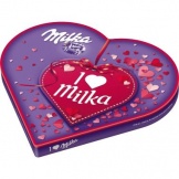 Schokolade I love Milka Herz Haselnuss-Nugat-Creme