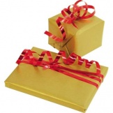 Geschenkpapier 70cmx3m gold 65g