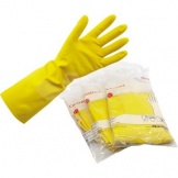 Vileda Gummihandschuh L Naturlatex gelb VE2