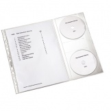 Prospekthülle A4 CD-Klappe PP 5St/Pg